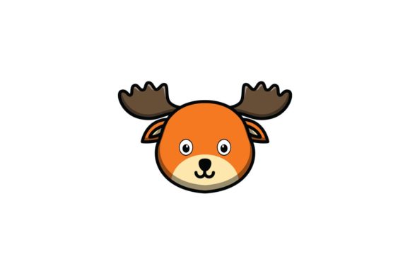 Animal Deer Head Illustration: A Premium Design Asset for Your Creative Projects
