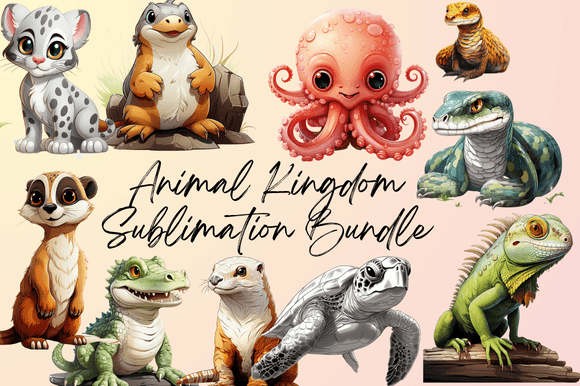 Animal Kingdom Sublimation Bundle: Wild Design for Modern Creators