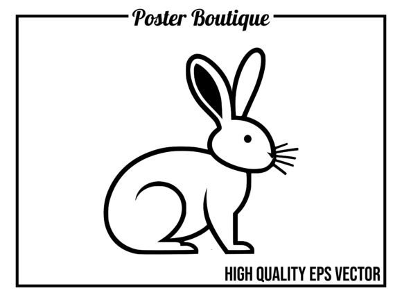 Rabbit Wild Animal Icon Vector EPS: A Designer's Asset