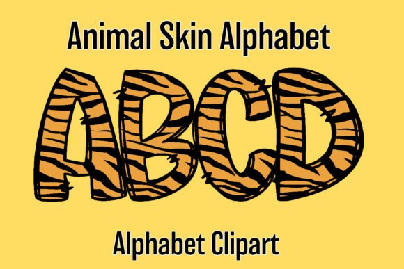 Safari Animal Alphabet Doodle Tiger2: A Roaringly Creative Font