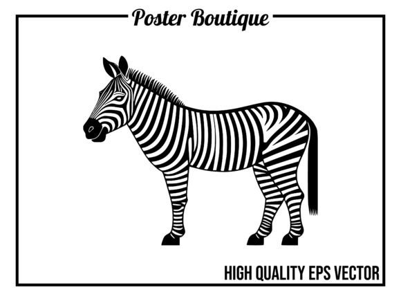 Unleashing Your Creative Spirit with Zebra Wild Animal Icon Vector EPS